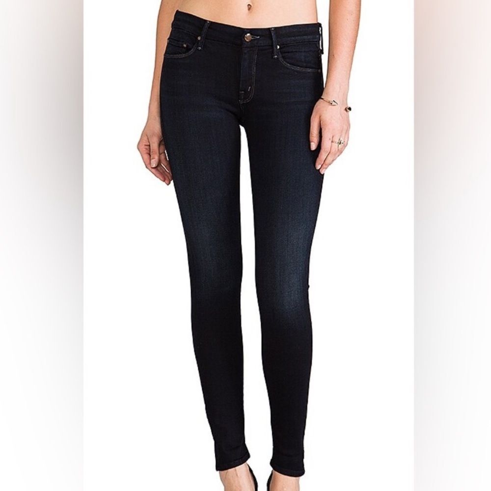 MOTHER Women's Skinny Jeans - Dark Blue